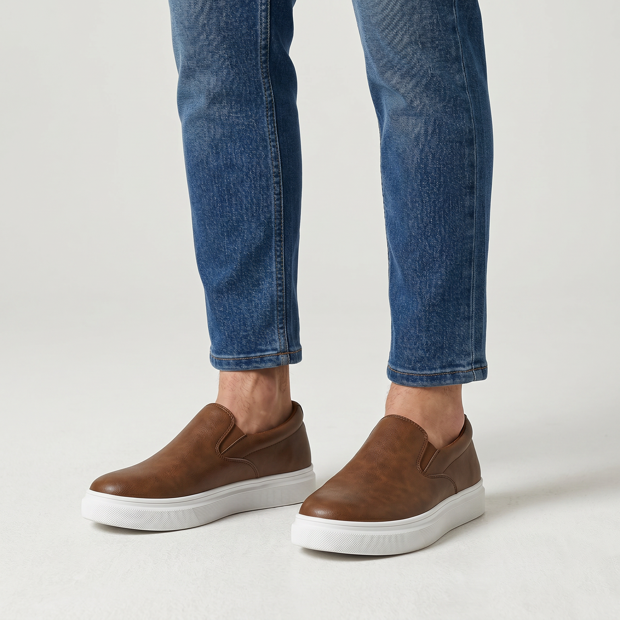 Men’s Slip On Sneakers - Casual Lightweight Loafers Fit