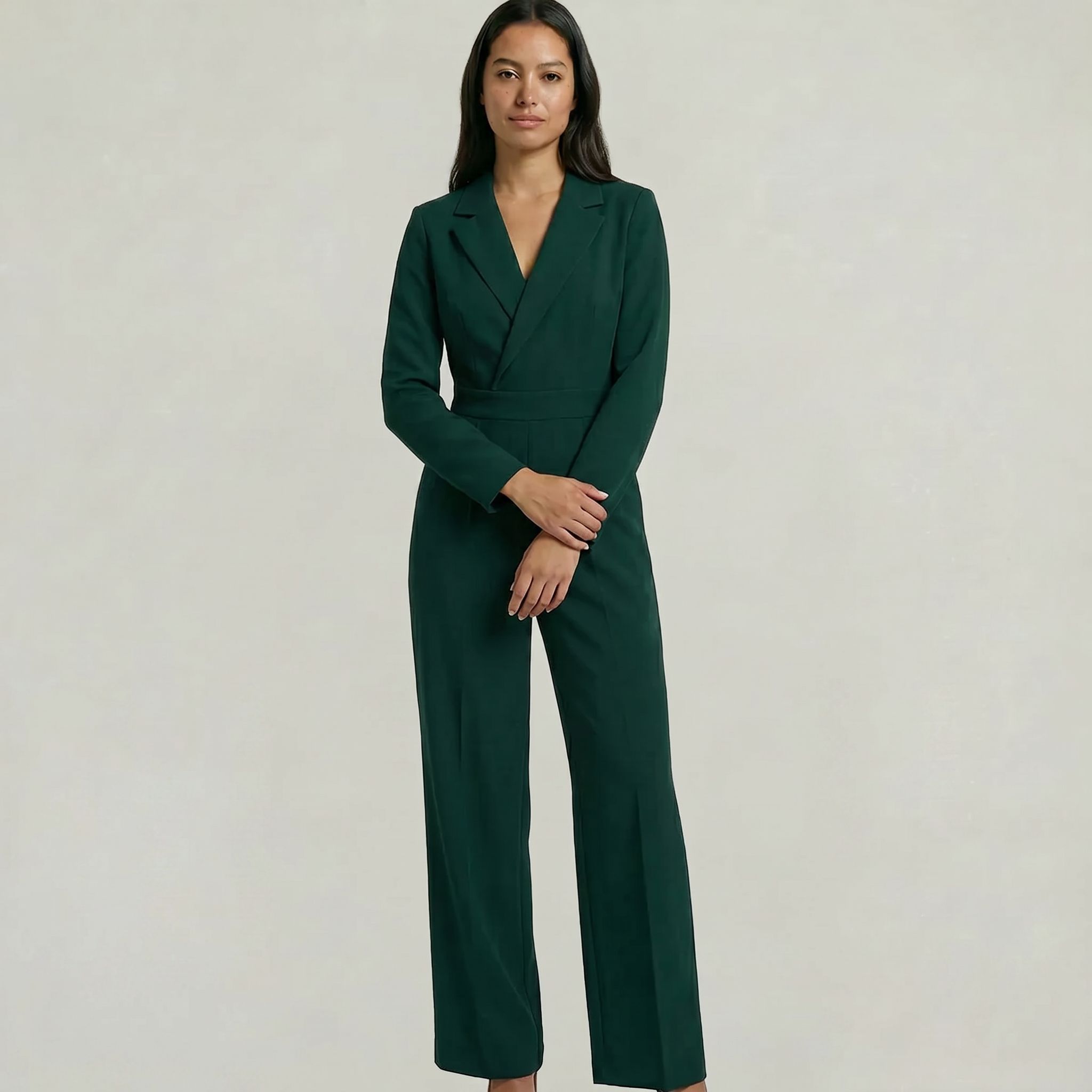 Women's V Neck Jumpsuit