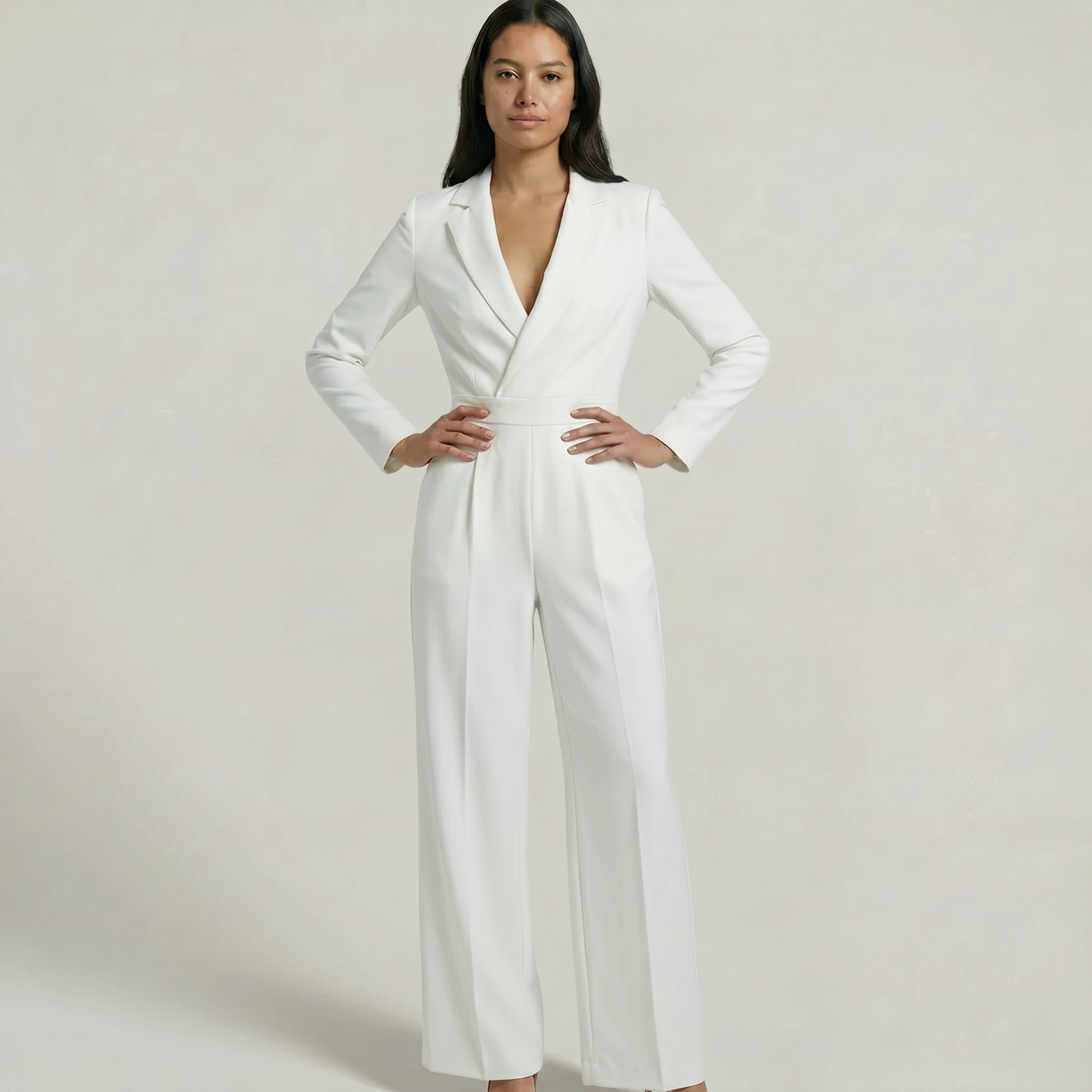 Women's V Neck Jumpsuit