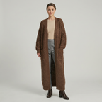 Women's Knit Long Winter Cardigan Toe Length