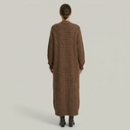 Women's Knit Long Winter Cardigan Toe Length