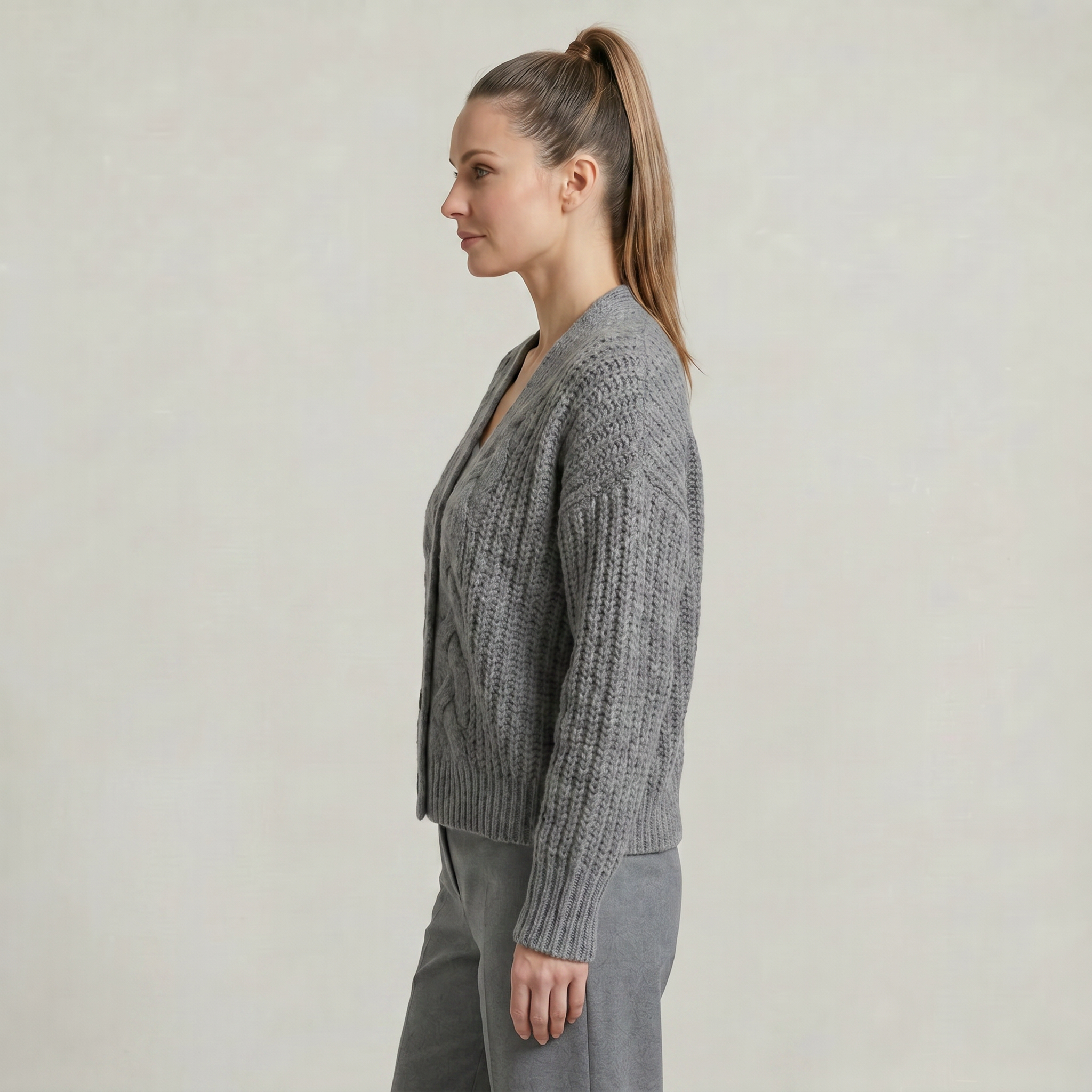 Women's Oversized Knit Cardigan
