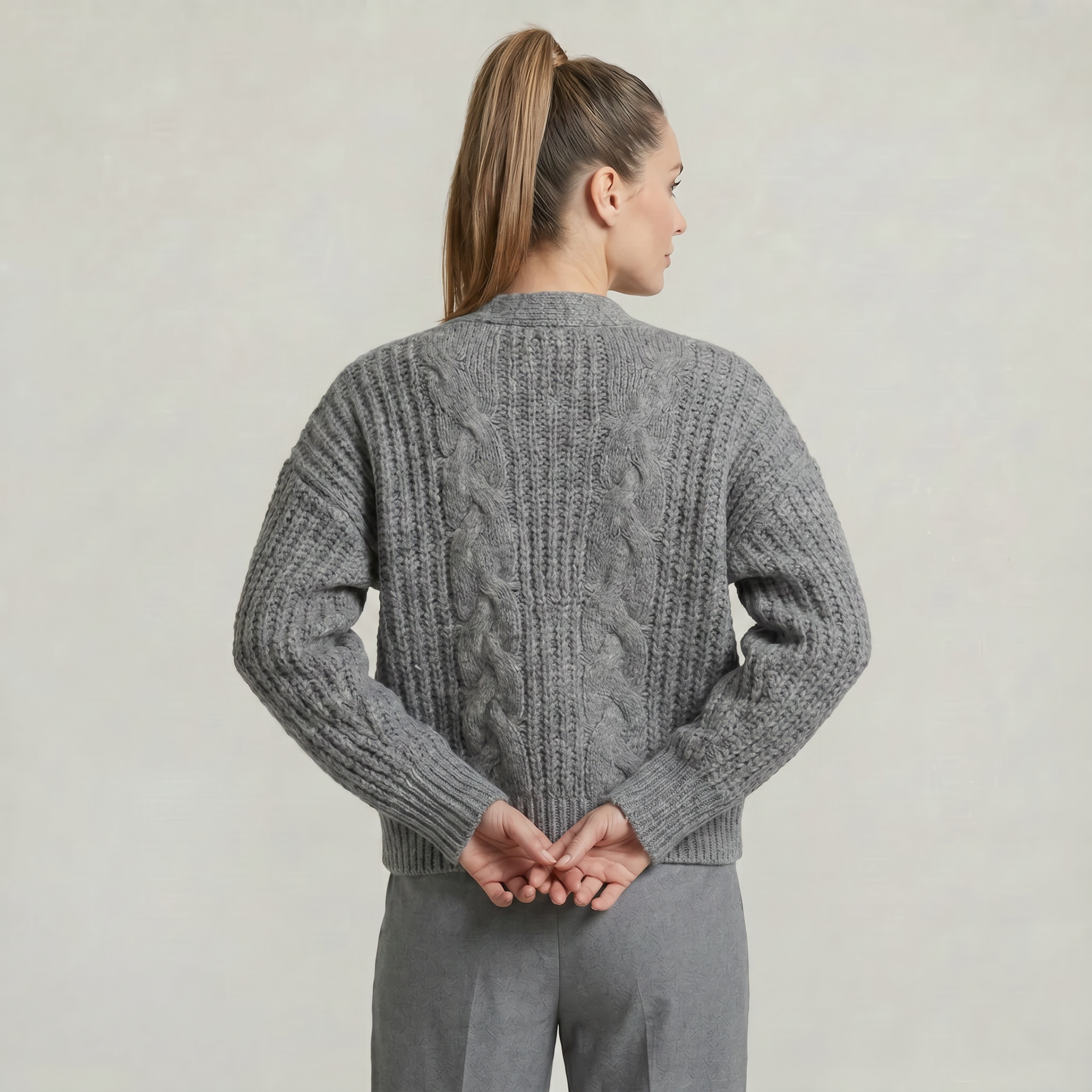 Women's Oversized Knit Cardigan
