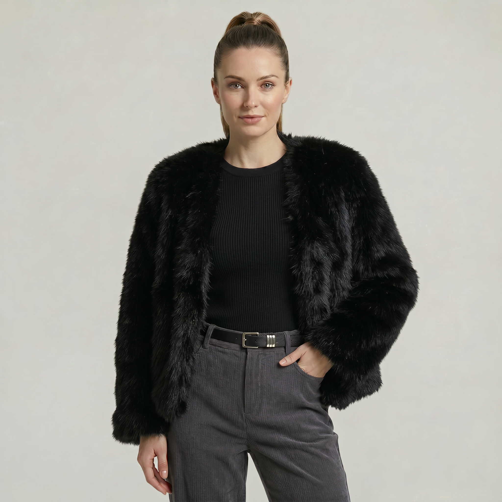 Women's Faux Fur Winter Coat