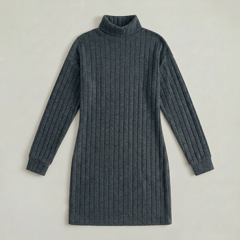 Women’s Knitted Turtleneck Dress