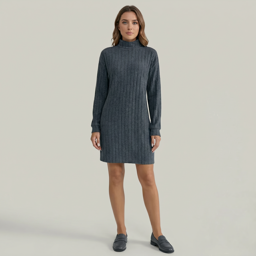 Women’s Knitted Turtleneck Dress