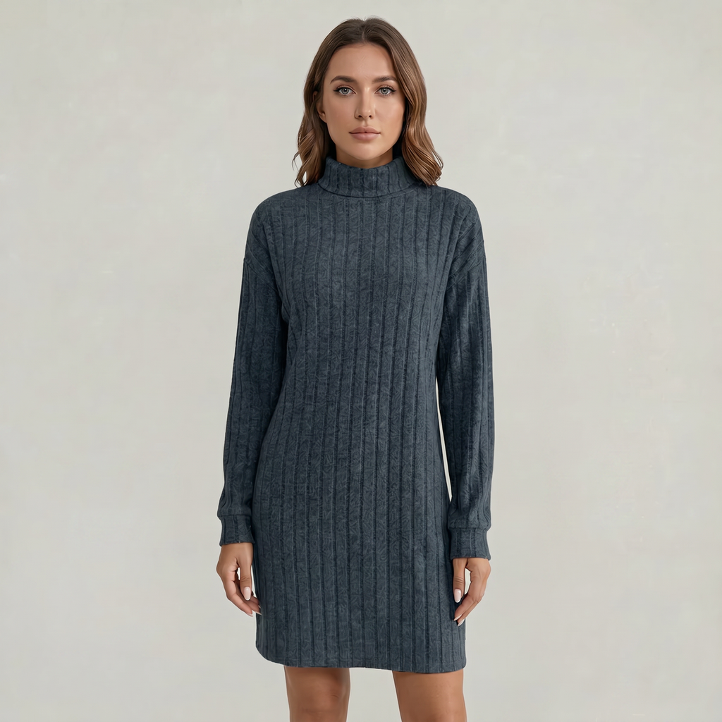 Women’s Knitted Turtleneck Dress