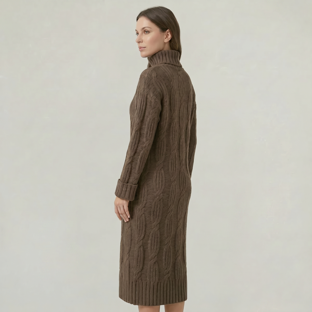Women’s Turtleneck Winter Dress