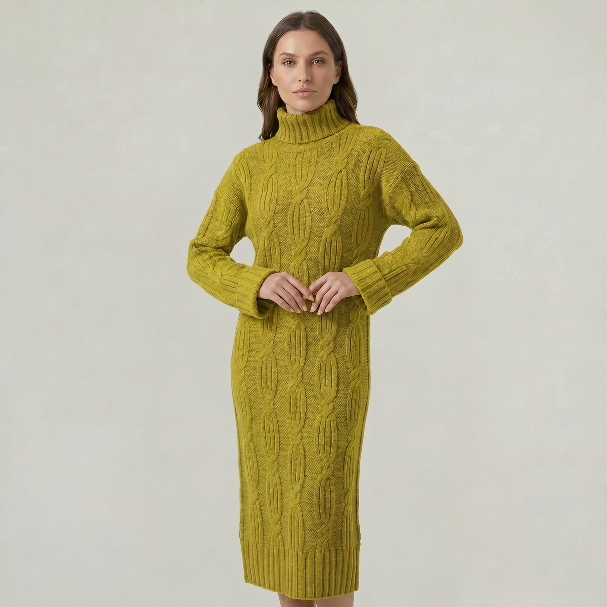 Women’s Turtleneck Winter Dress