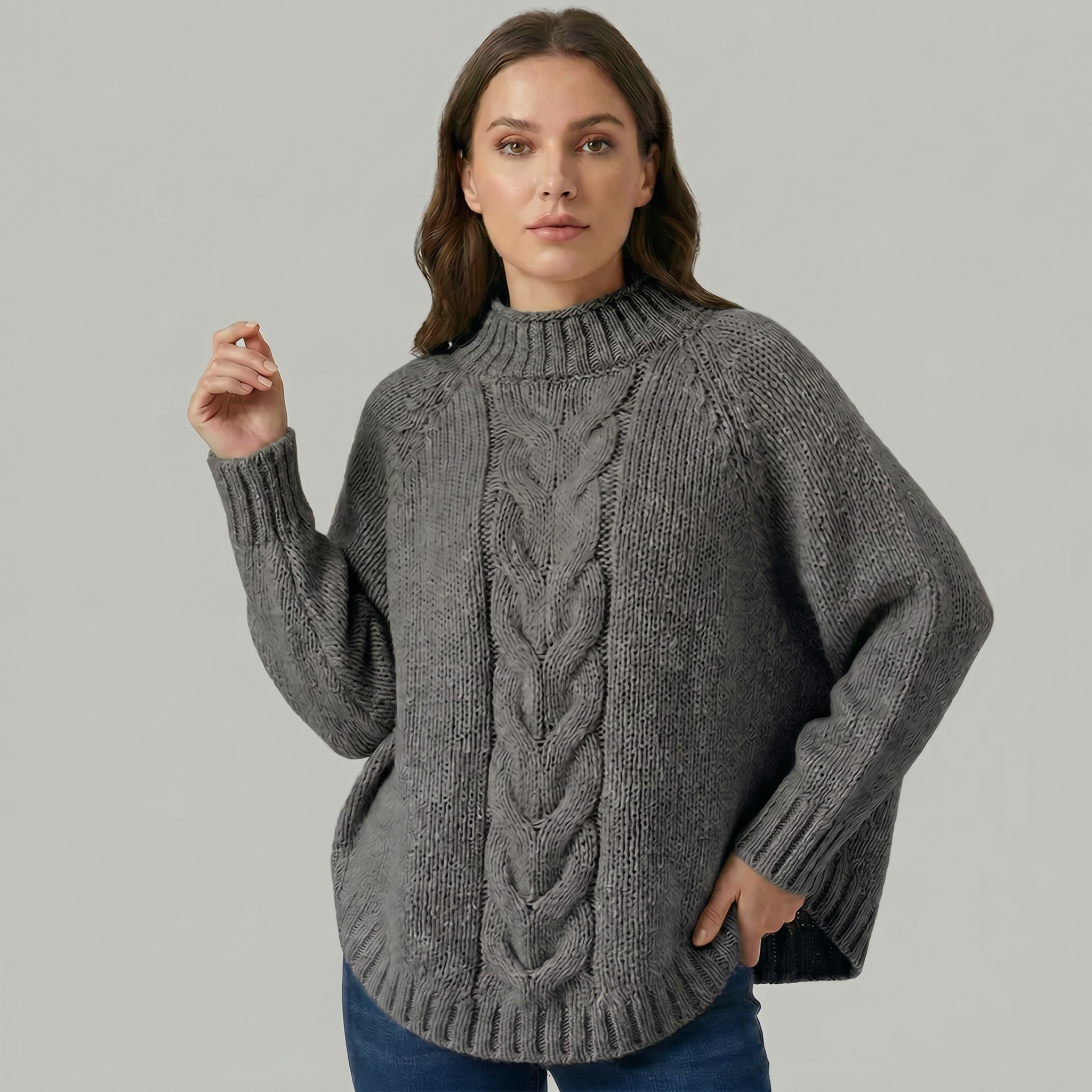 Women’s Knitted Turtleneck Winter Sweater