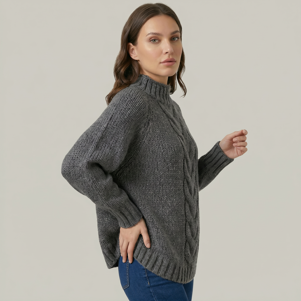 Women’s Knitted Turtleneck Winter Sweater