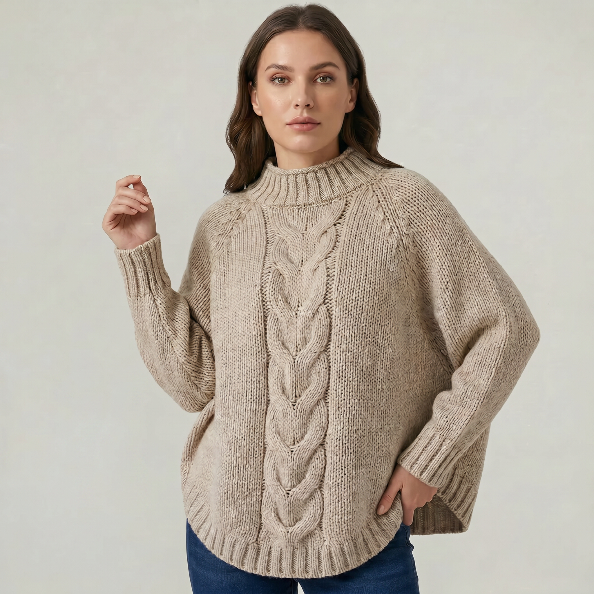 Women’s Knitted Turtleneck Winter Sweater