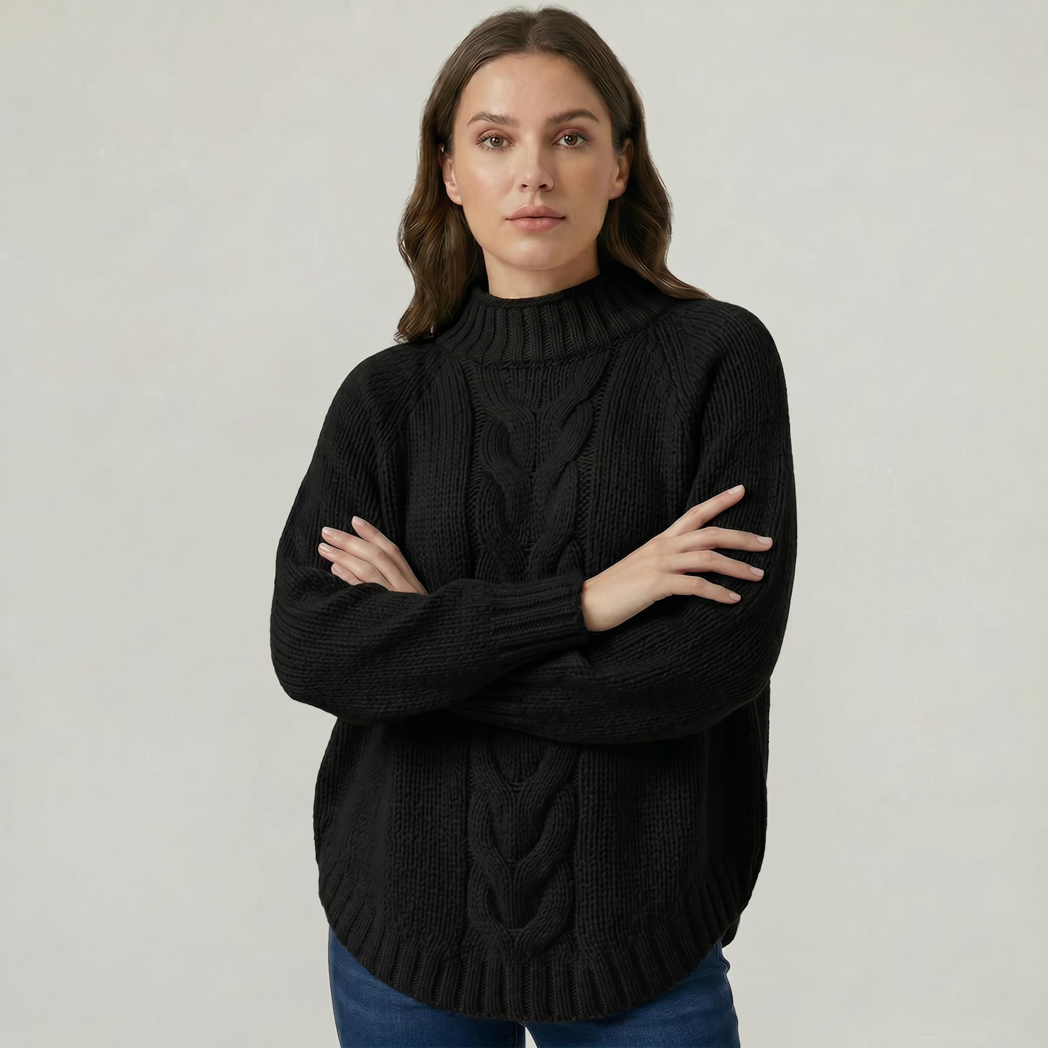 Women’s Knitted Turtleneck Winter Sweater