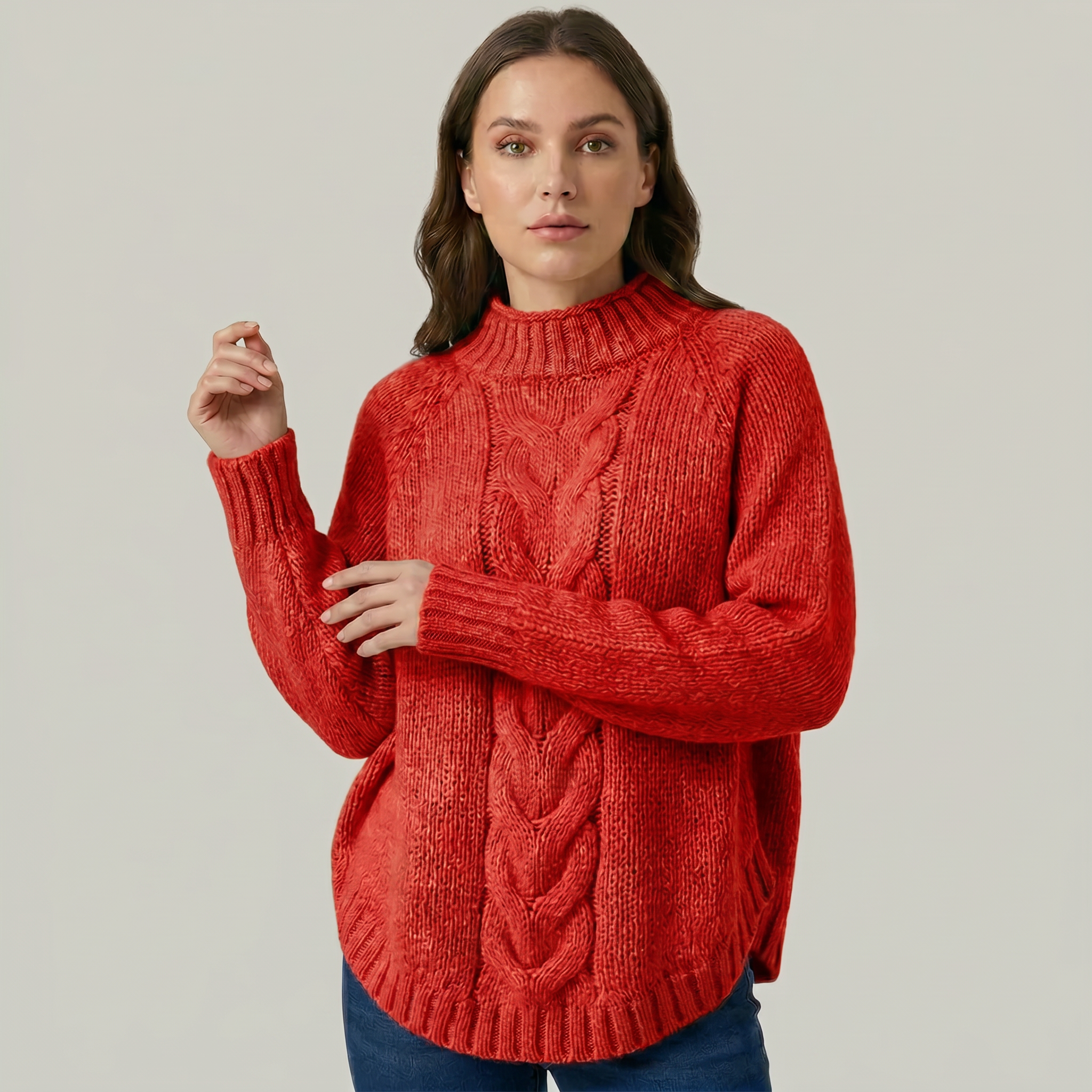 Women’s Knitted Turtleneck Winter Sweater