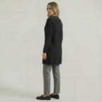 Women's Collarless Cardigan Sweater