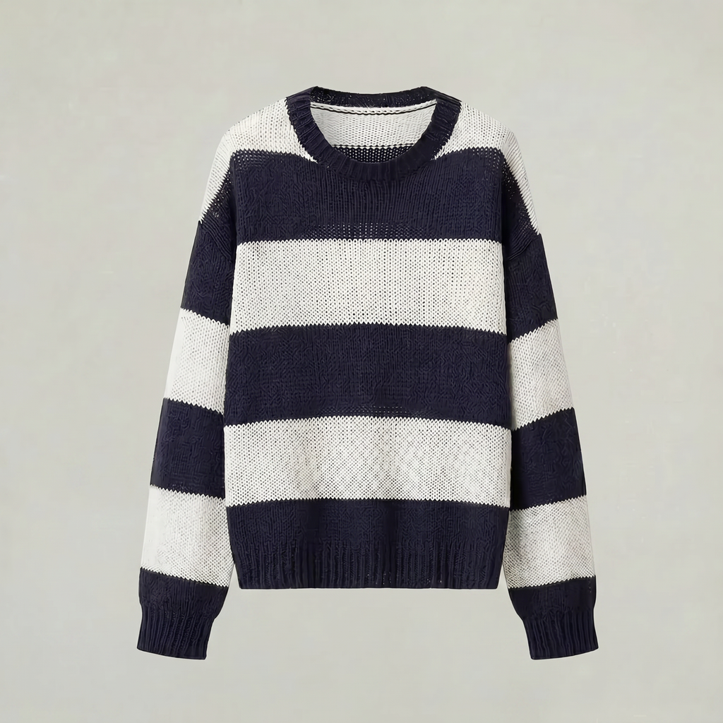 Women’s Knit Chunky Cardigan - Crewneck Relaxed Fit