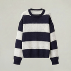 Women’s Knit Chunky Cardigan - Crewneck Relaxed Fit