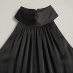 Women’s Halter Neck Fluted Hem Maxi Dress
