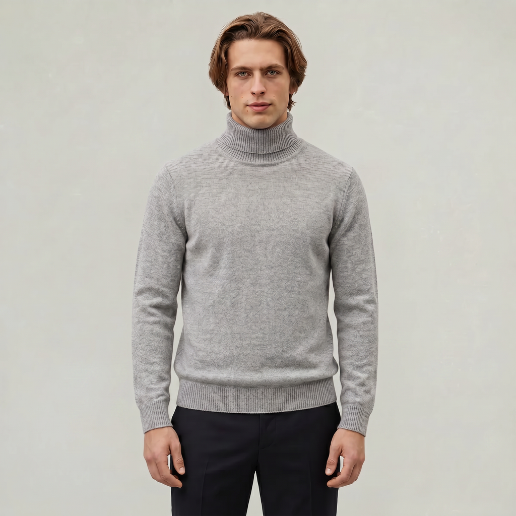 Men's Turtleneck Jumper – Roll Neck Skivvy