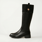 Women’s Tall Boots - Zip Side Low Heel Fit