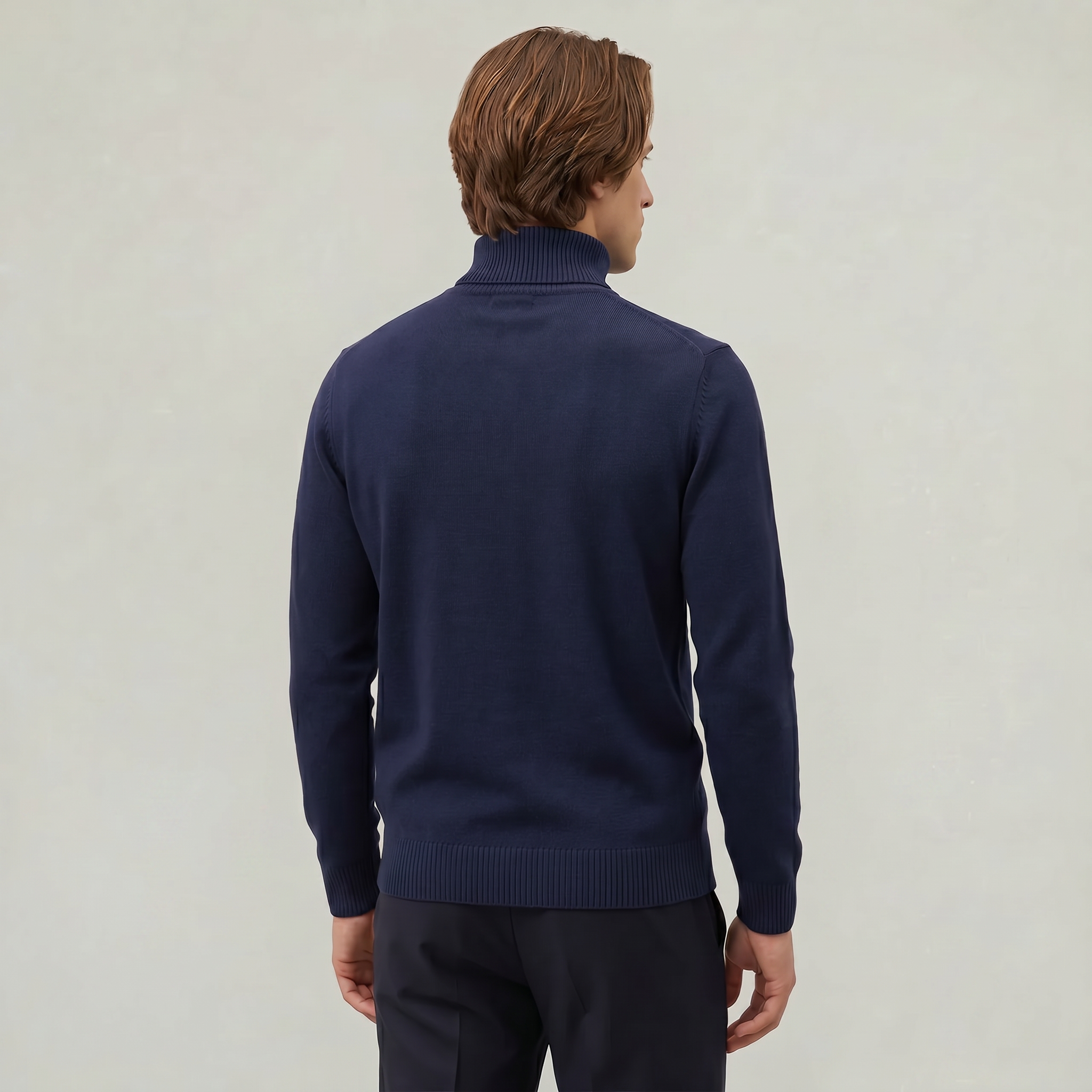 Men's Turtleneck Jumper – Roll Neck Skivvy