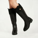 Women’s Tall Boots - Zip Side Low Heel Fit