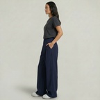 Women's High Waisted Wide Leg Trousers