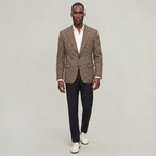 Men’s Check Blazer - Smart Casual Tailored Jacket