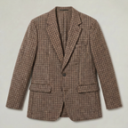 Men’s Check Blazer - Smart Casual Tailored Jacket