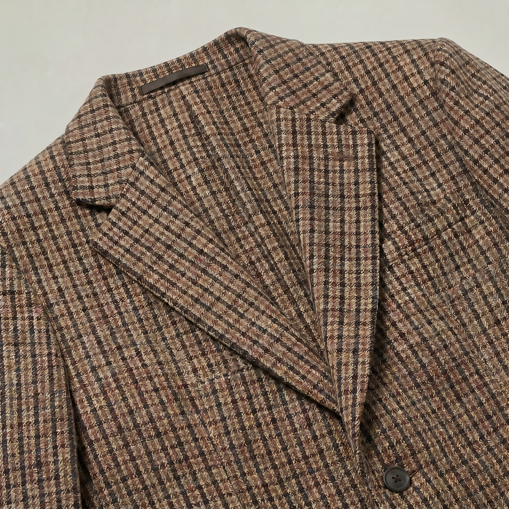 Men’s Check Blazer - Smart Casual Tailored Jacket