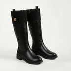 Women’s Tall Boots - Zip Side Low Heel Fit