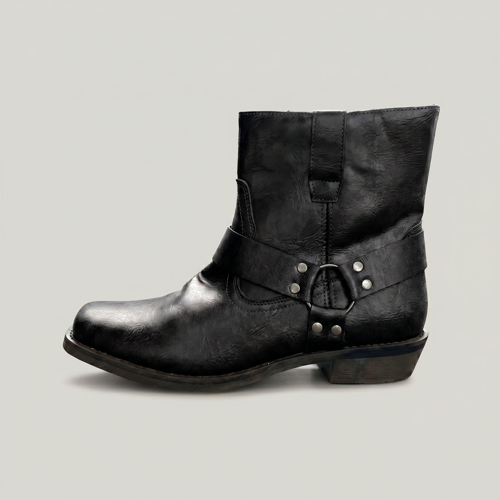 Men's Leather Boots – Slip-On Ankle Boots