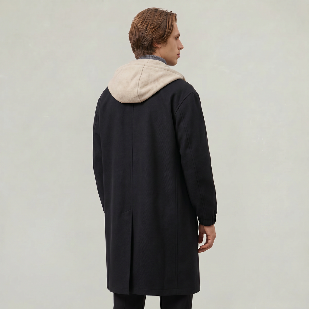 Men’s Hooded Long Coat