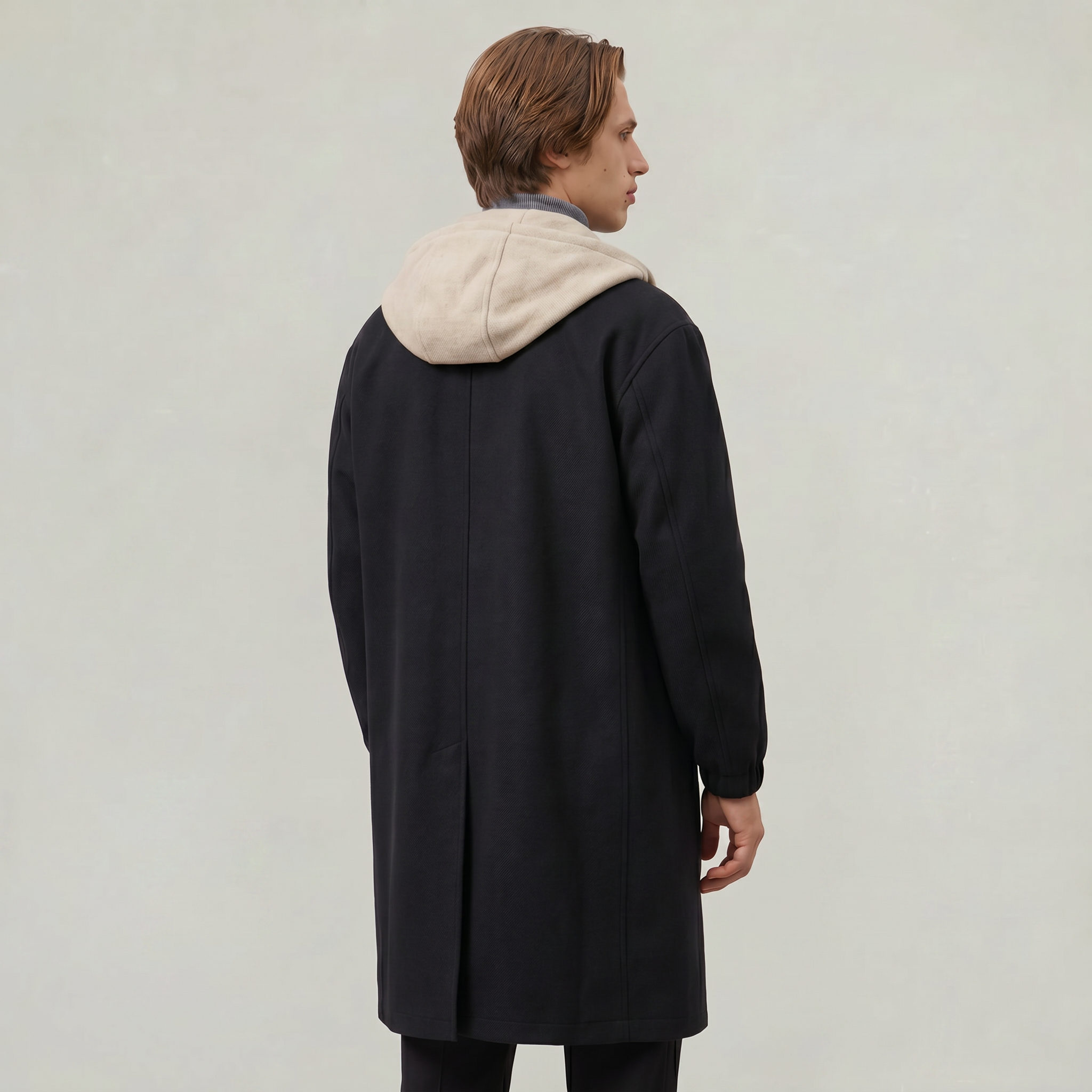 Men’s Hooded Long Coat