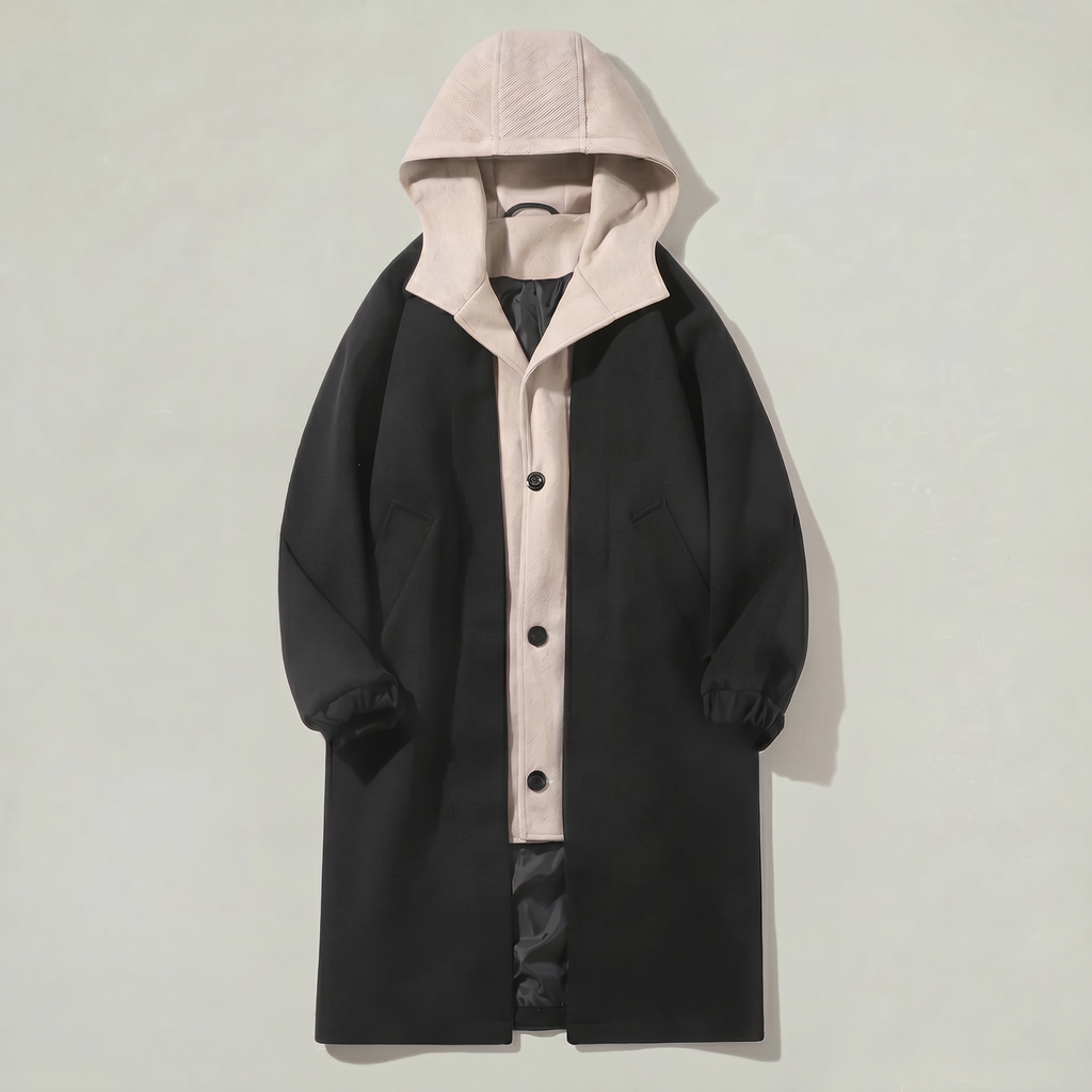 Men’s Hooded Long Coat