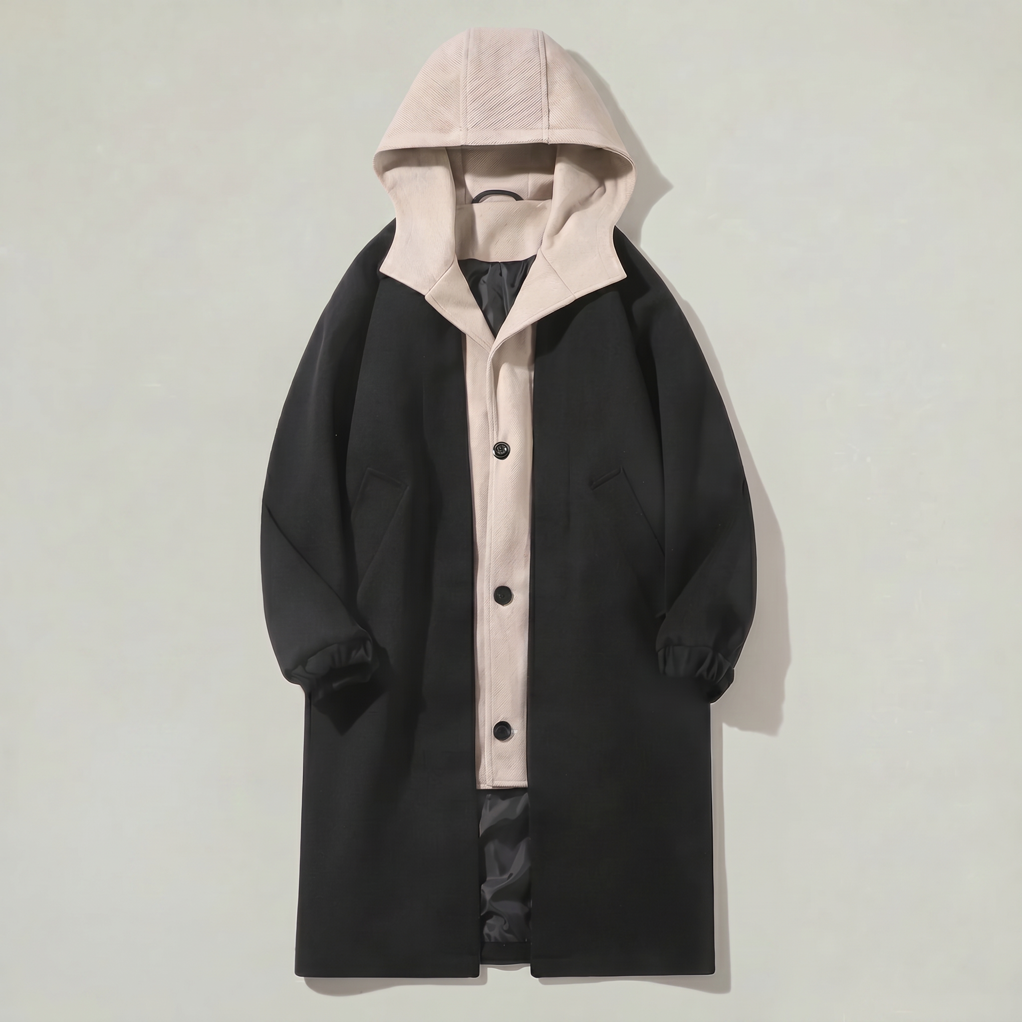 Men’s Hooded Long Coat
