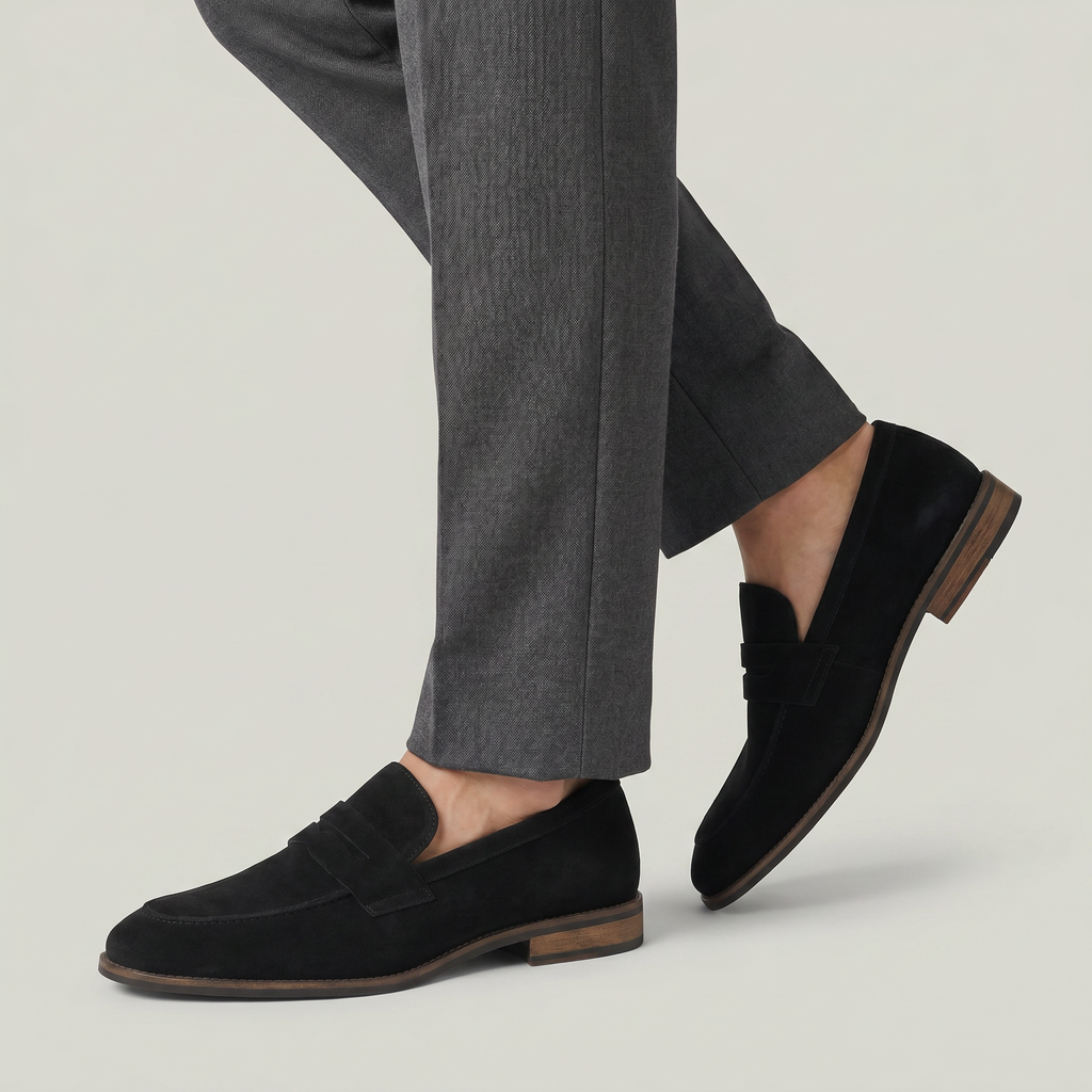 Men’s Slip-On Suede Loafers