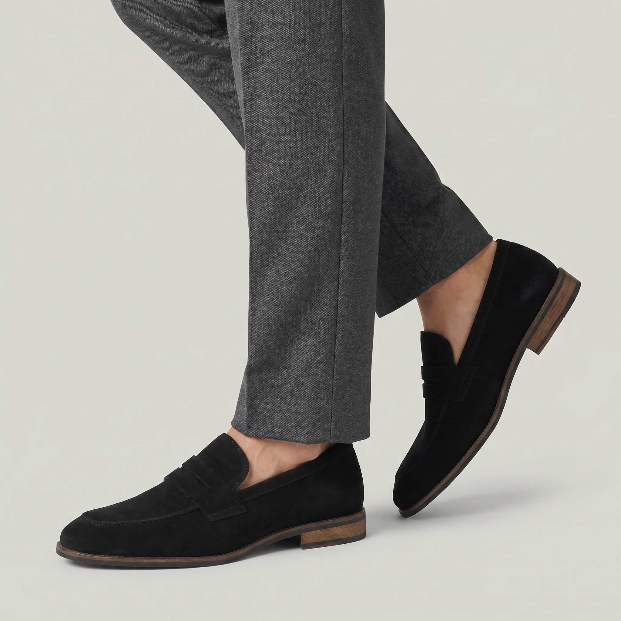 Men’s Slip-On Suede Loafers