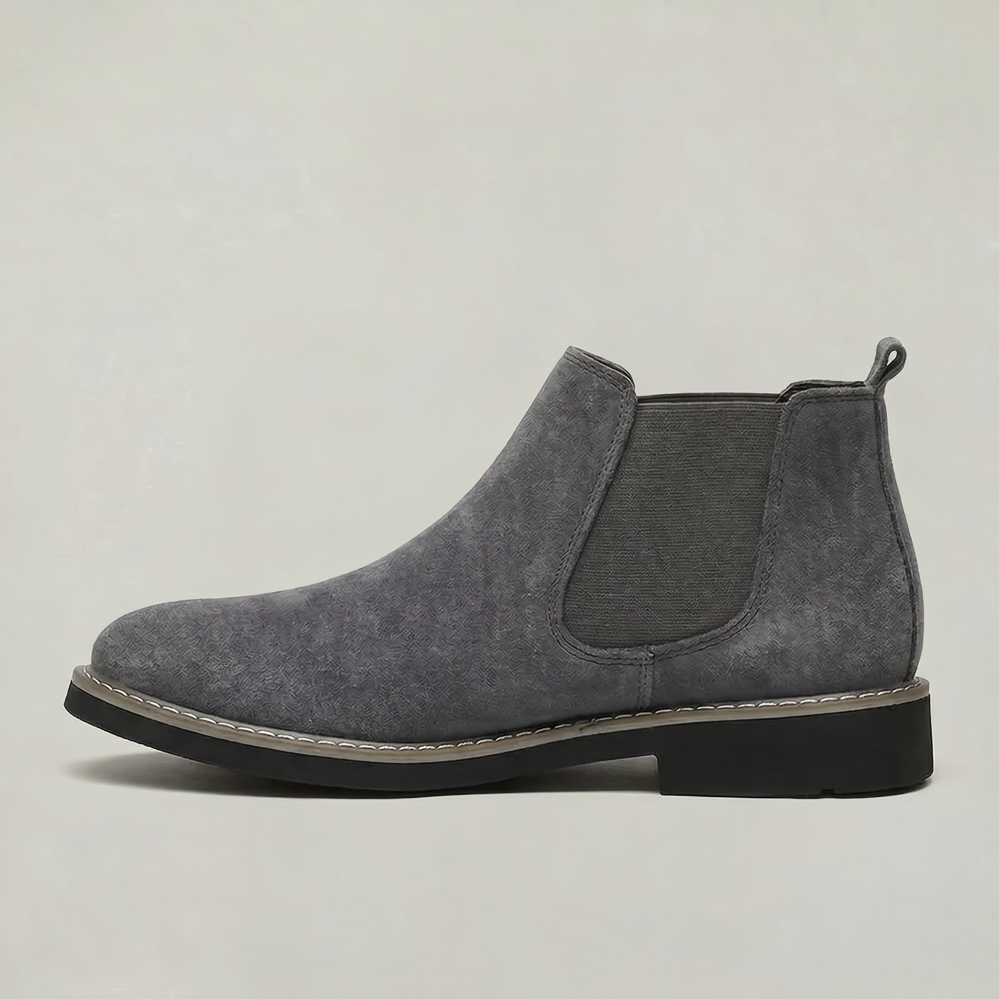 Men's Suede Slip-On Chelsea Boots