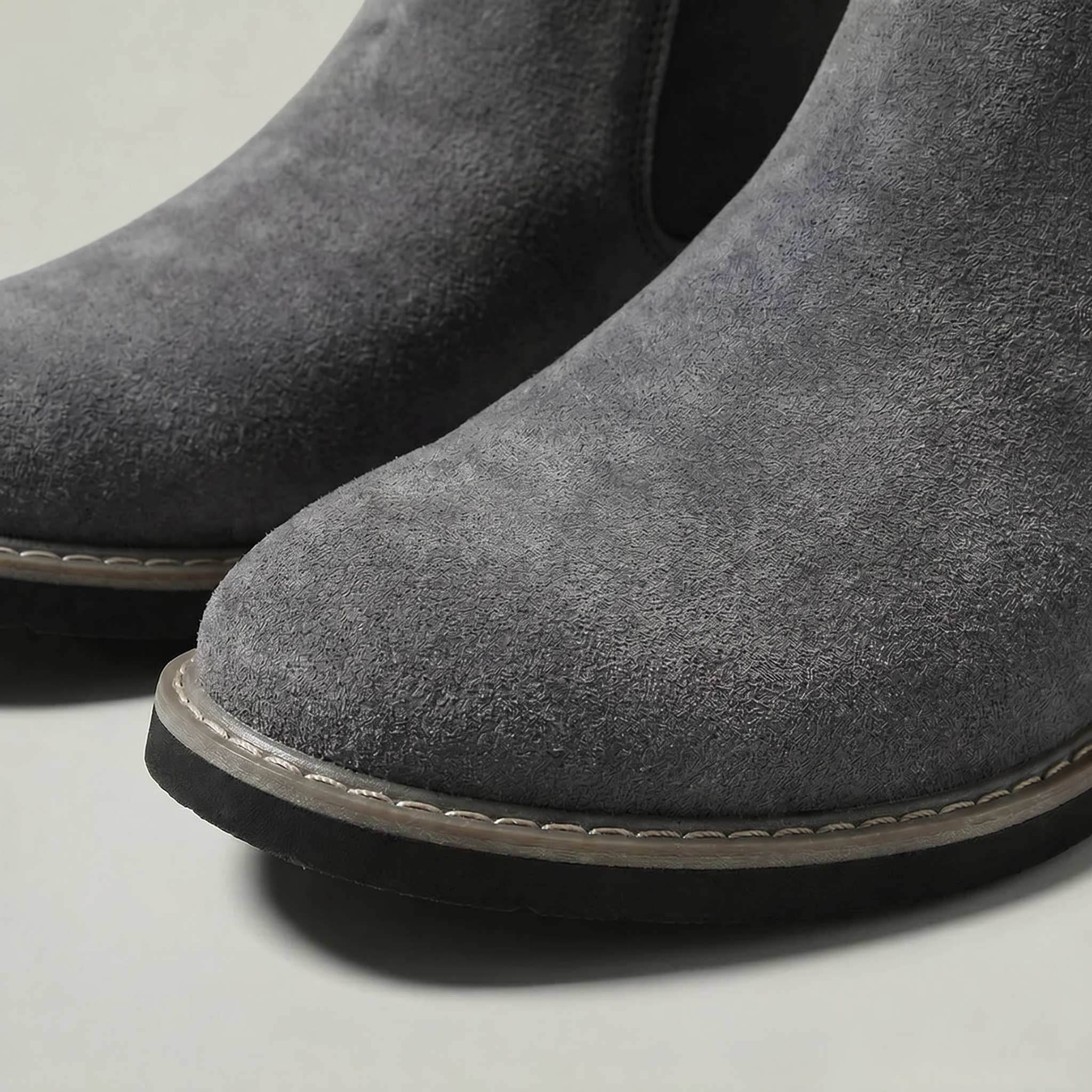 Men's Suede Slip-On Chelsea Boots