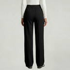 Women’s Suit Pants - Straight Leg Flat Front Loose Fit