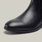 Men’s Chelsea Boots - Slip-On Leather Ankle Fit