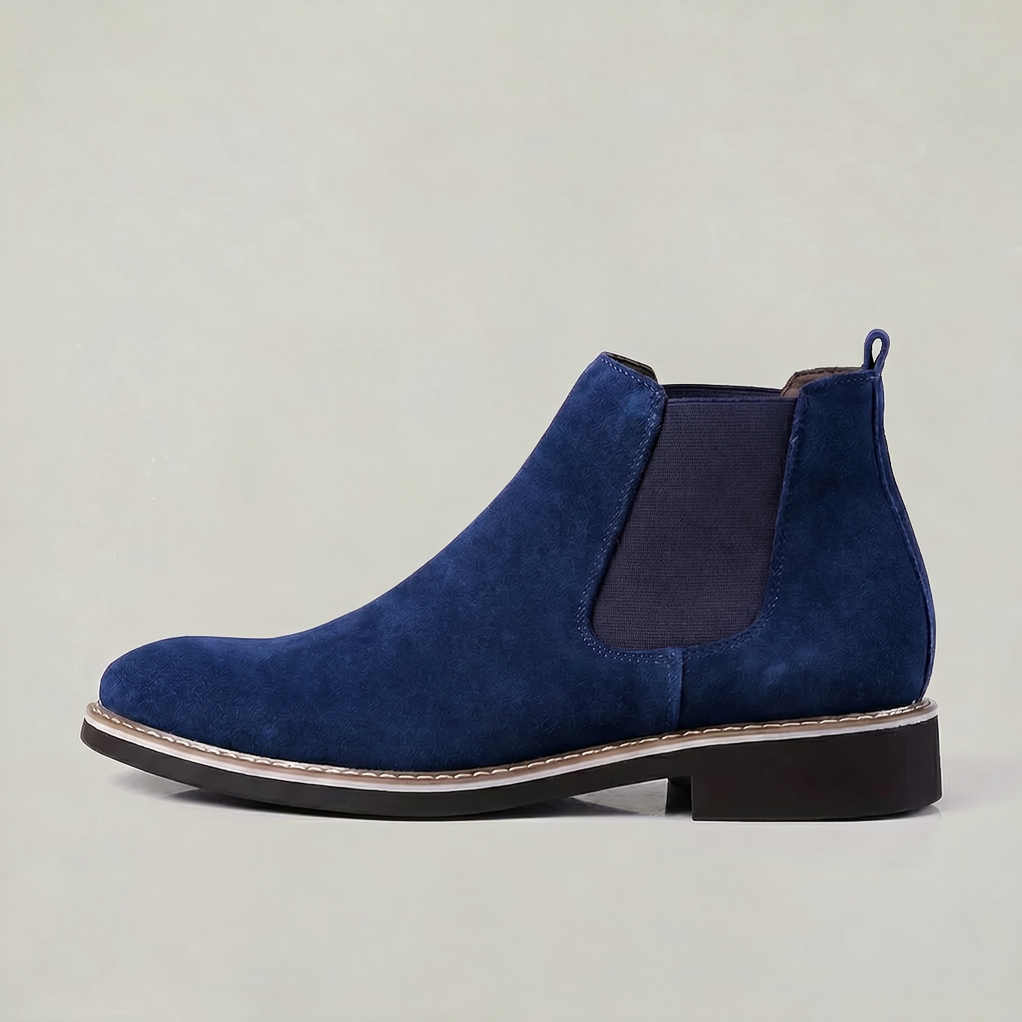 Men's Suede Slip-On Chelsea Boots