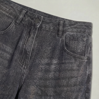 Women’s High Waisted Barrel Jeans - Loose Fit Straight Leg Denim