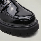 Men’s Chunky Loafers - Thick Sole Slip-On Shoes