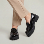 Men’s Chunky Loafers - Thick Sole Slip-On Shoes