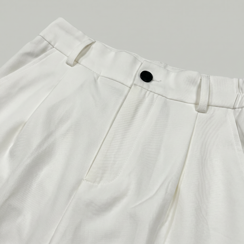 Women’s Suit Pants - Straight Leg Flat Front Loose Fit