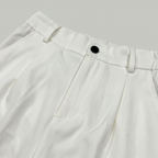 Women’s Suit Pants - Straight Leg Flat Front Loose Fit