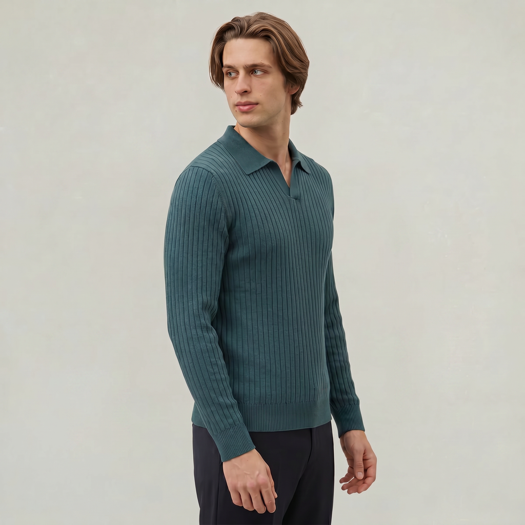 Men's Smart Casual V Neck Polo