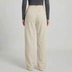 Women’s High-Waisted Corduroy Pants - Wide Leg Loose Fit